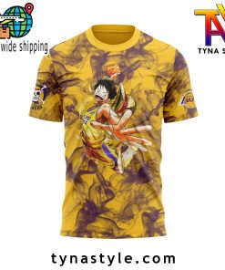 Los Angeles Laker x One Piece Smoke TShirt