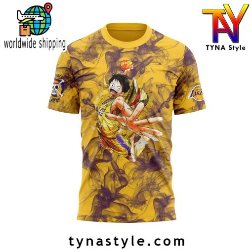 Los Angeles Laker x One Piece Smoke T-Shirt