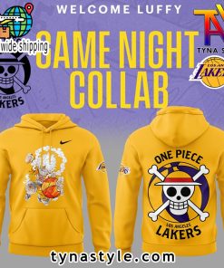 Los Angeles Laker x One Piece Yellow Hoodie V2