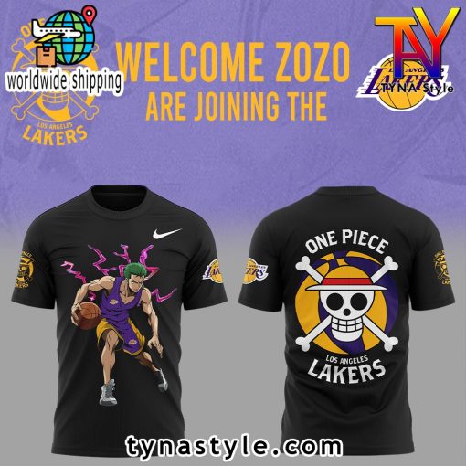 Los Angeles Laker x Zozo One Piece Black T-Shirt