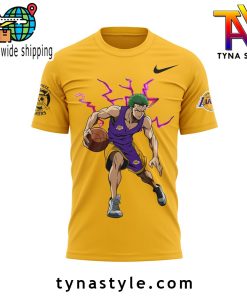 Los Angeles Laker x Zozo One Piece Yellow T-Shirt