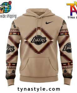 Los Angeles Lakers Native American Heritage Nike Hoodie