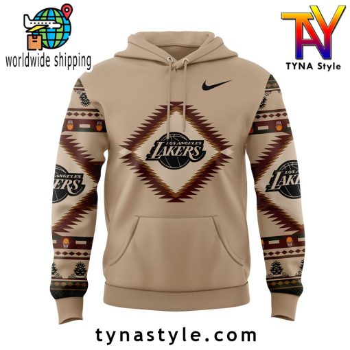 Los Angeles Lakers Native American Heritage Nike Hoodie