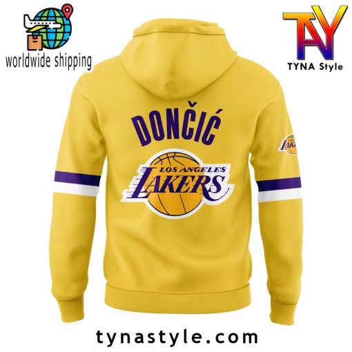 Los Angeles Lakers Show Luka Doncic Hoodie Yellow