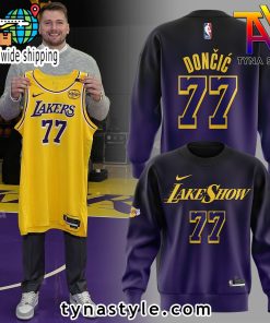 Los Angeles Lakers Show Luka Doncic Sweatshirt