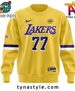 Los Angeles Lakers Show Luka Doncic Sweatshirt Yellow