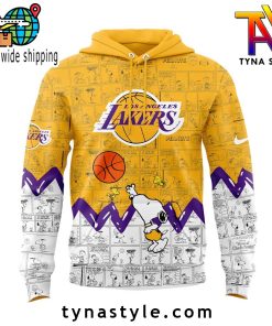 Los Angeles Lakers x 75th Anniversary of Peanuts Hoodie