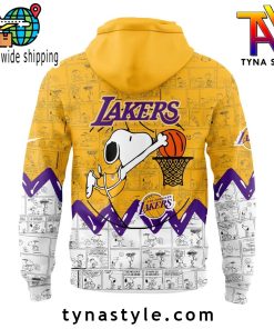 Los Angeles Lakers x 75th Anniversary of Peanuts Hoodie