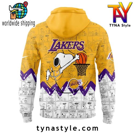 Los Angeles Lakers x 75th Anniversary of Peanuts Hoodie