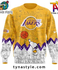 Los Angeles Lakers x 75th Anniversary of Peanuts Sweatshirt