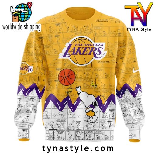 Los Angeles Lakers x 75th Anniversary of Peanuts Sweatshirt