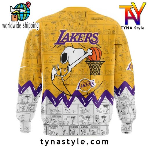 Los Angeles Lakers x 75th Anniversary of Peanuts Sweatshirt