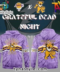 Los Angeles Lakers x Grateful Dead Night Hoodie