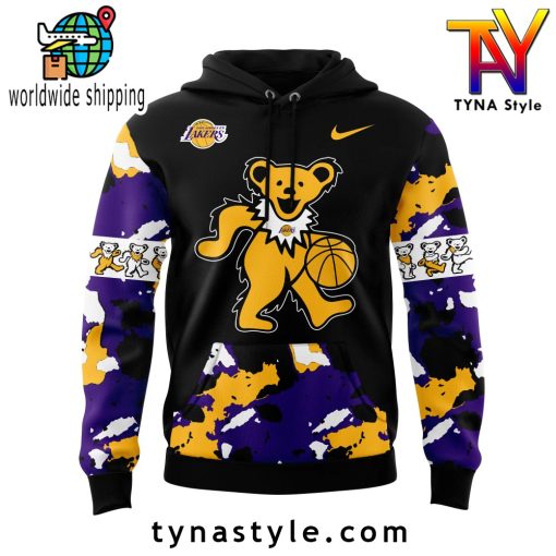 Los Angeles Lakers x Grateful Dead Night Nike Hoodie