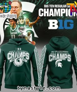 Michigan State Champions 2025 Hoodie Green New