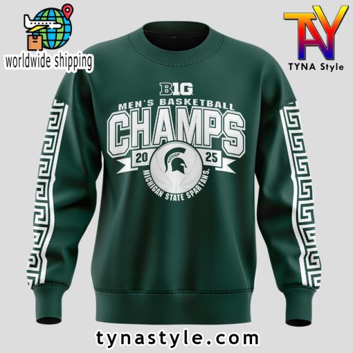 Michigan State Champions 2025 Sweatshirt Green