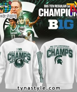 Michigan State Champions 2025 Sweatshirt White New