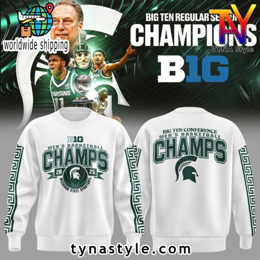 Michigan State Champions 2025 Sweatshirt White