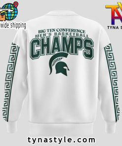 Michigan State Champions 2025 Sweatshirt White New