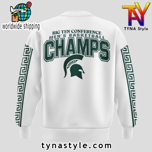 Michigan State Champions 2025 Sweatshirt White