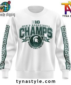 Michigan State Champions 2025 Sweatshirt White New