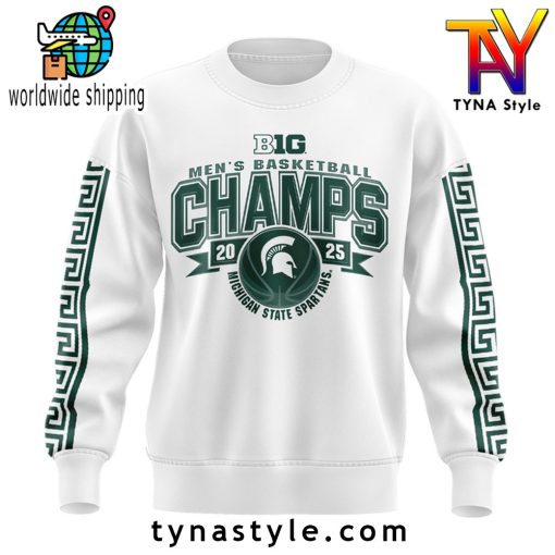 Michigan State Champions 2025 Sweatshirt White