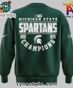 Michigan State Spartans Champions 2025 Sweatshirt Green