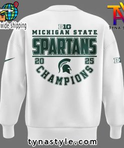 Michigan State Spartans Champions 2025 Sweatshirt White