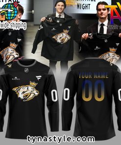 Nashville Predators Black Music Heritage Night Hockey Jersey