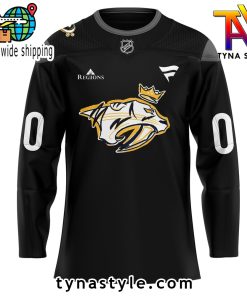 Nashville Predators Black Music Heritage Night Hockey Jersey Custom Name And Number