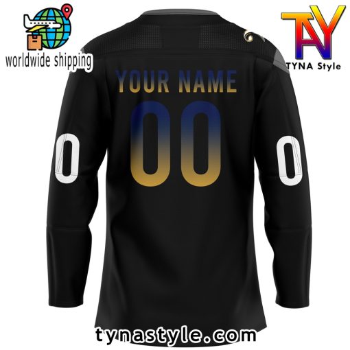 Nashville Predators Black Music Heritage Night Hockey Jersey Custom Name And Number