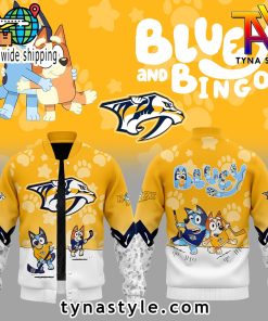 Nashville Predators x Bluey and Bingo Baseball Jacket