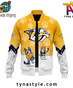 Nashville Predators x Bluey and Bingo Baseball Jacket