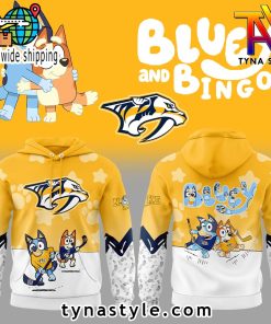 Nashville Predators x Bluey and Bingo Hoodie