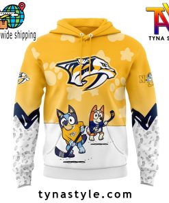 Nashville Predators x Bluey and Bingo Hoodie