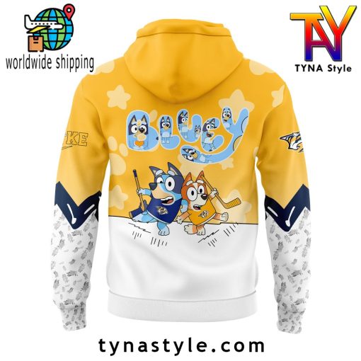 Nashville Predators x Bluey and Bingo Hoodie