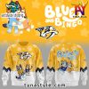 Nashville Predators 75th Anniversary of Peanuts Sweatshirt Yellow/White