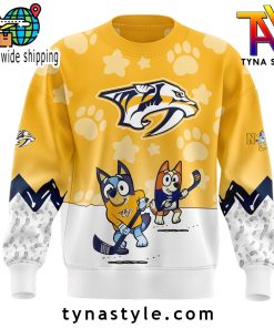 Nashville Predators x Bluey and Bingo Sweatshirt