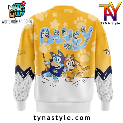 Nashville Predators x Bluey and Bingo Sweatshirt