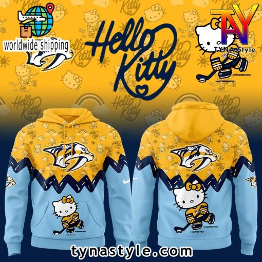 Nashville Predators x Hello Kitty New Hoodie