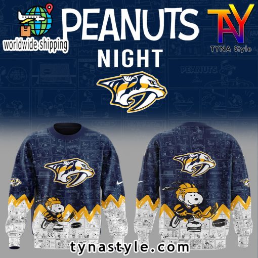 Nashville Predators x Peanuts Night Sweatshirt