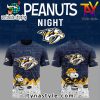 Nashville Predators 75th Anniversary of Peanuts T-Shirt Yellow/White