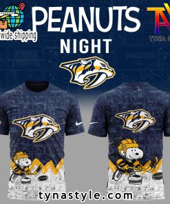 Nashville Predators x Peanuts Night T-Shirt