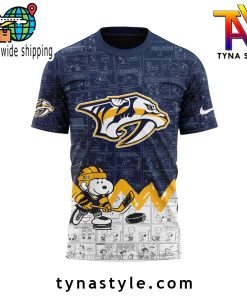 Nashville Predators x Peanuts Night T-Shirt