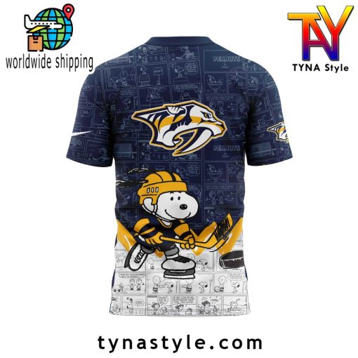 Nashville Predators x Peanuts Night T-Shirt