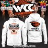 Oregon State Beavers 2025 WCC Champions White Hoodie