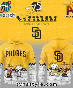 San Diego Padres 75th Anniversary of Peanuts Hoodie