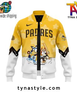 San Diego Padres x Bluey and Bingo Baseball Jacket