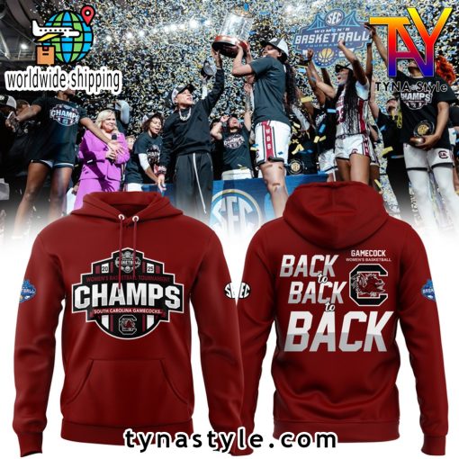 South Carolina Basketball SEC Champions Hoodie