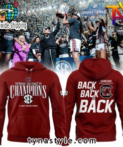 South Carolina Basketball SEC Champions Hoodie 2025